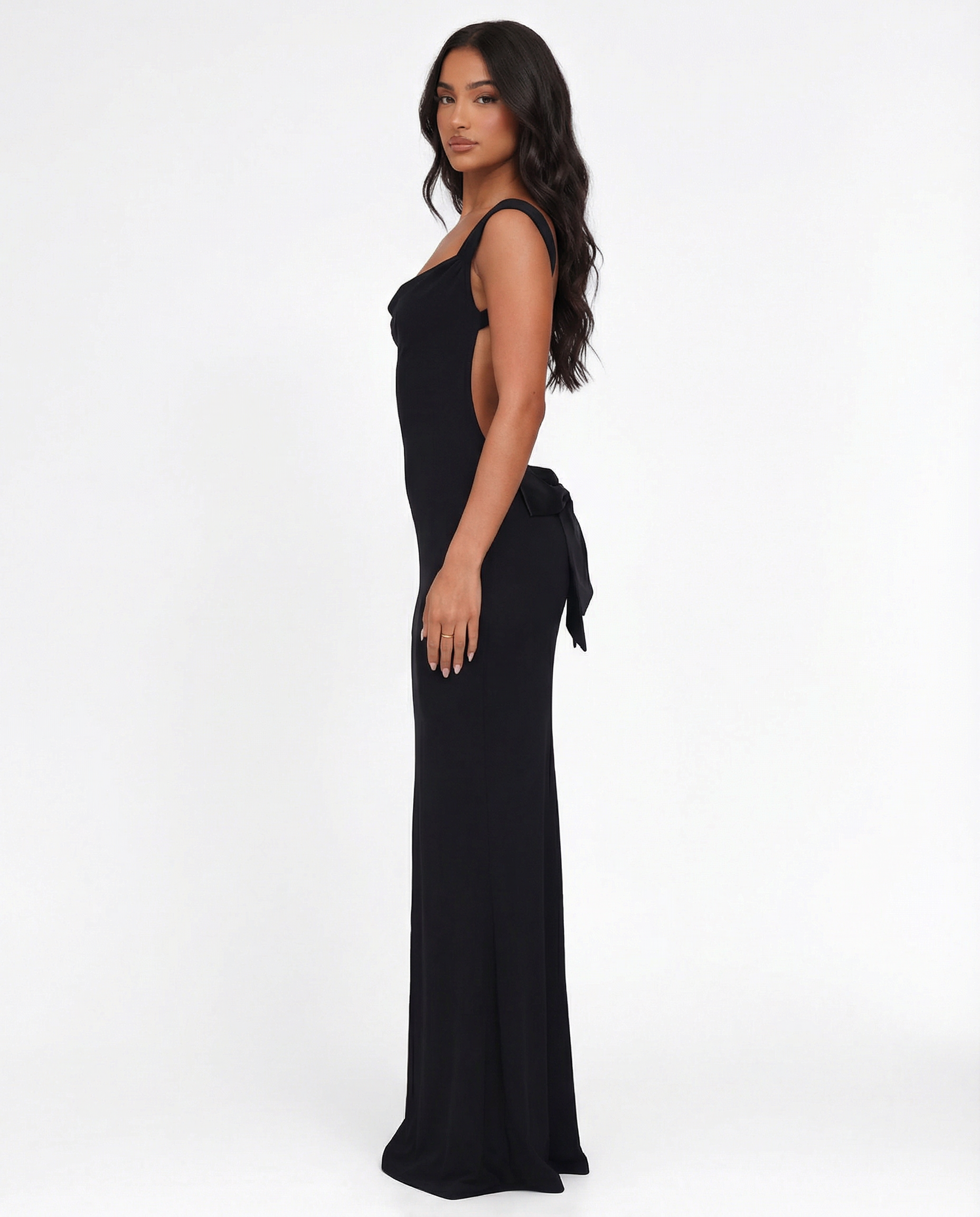 Alessandra • Vestido Maxi Espalda Descubierta