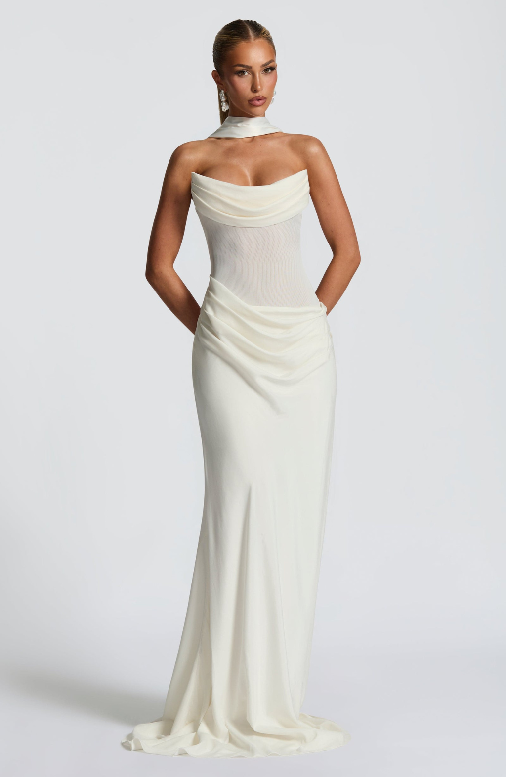Celestia • Maxi Dress Sunset Sculpt