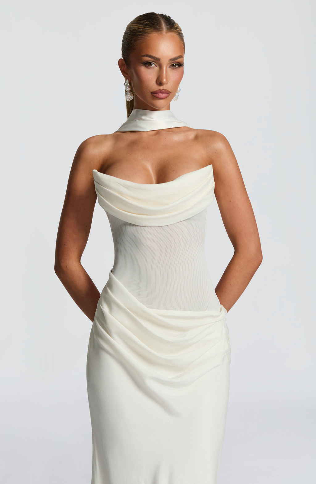 Celestia • Maxi Dress Sunset Sculpt