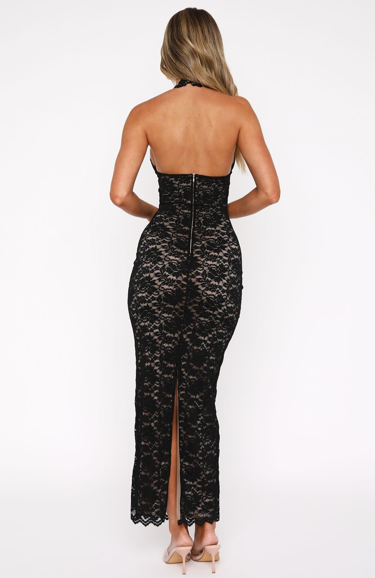 Alessandra • Vestido Maxi Encaje Eclipse