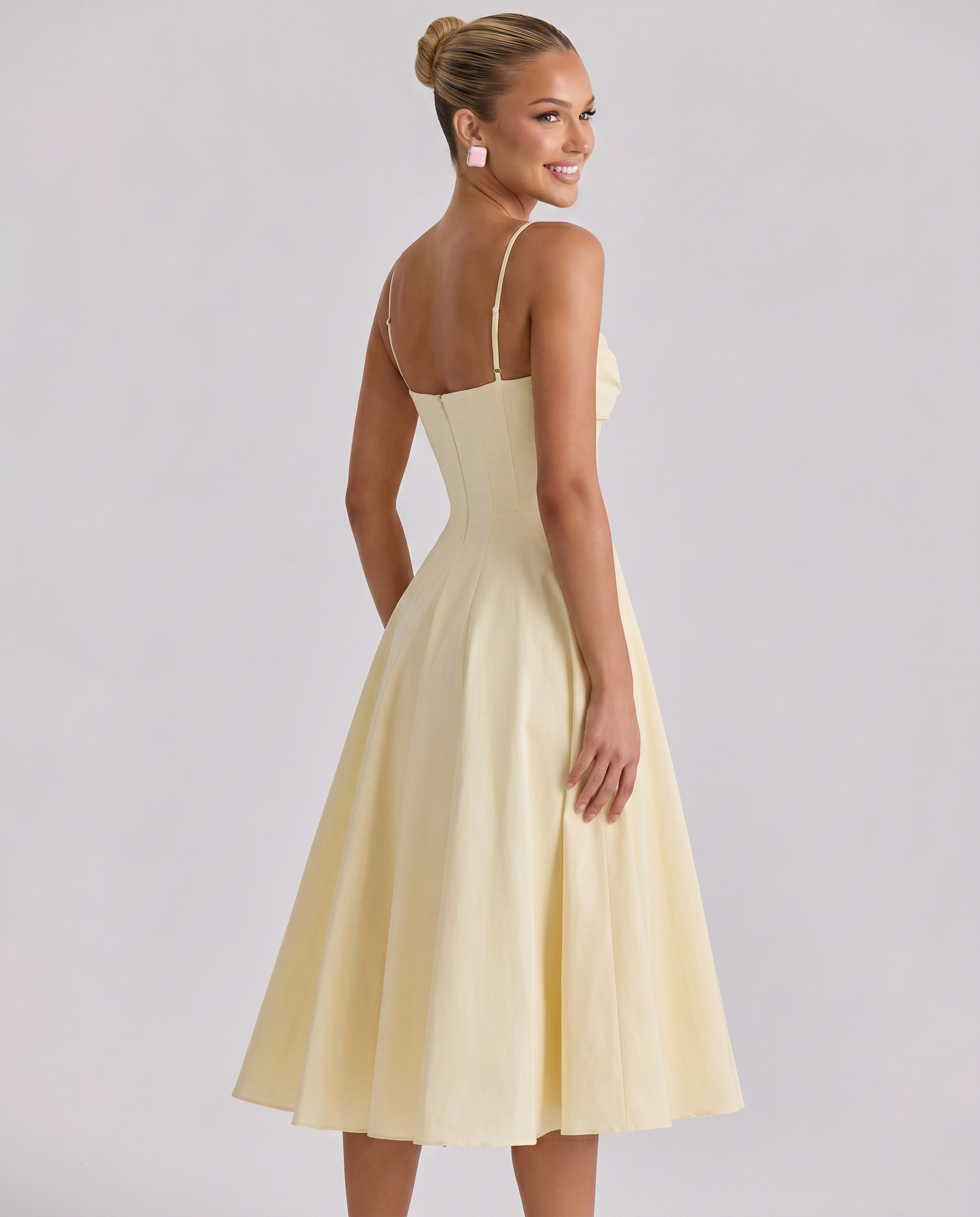 Maisie • Midi Plisado con Tirantes Ajustables