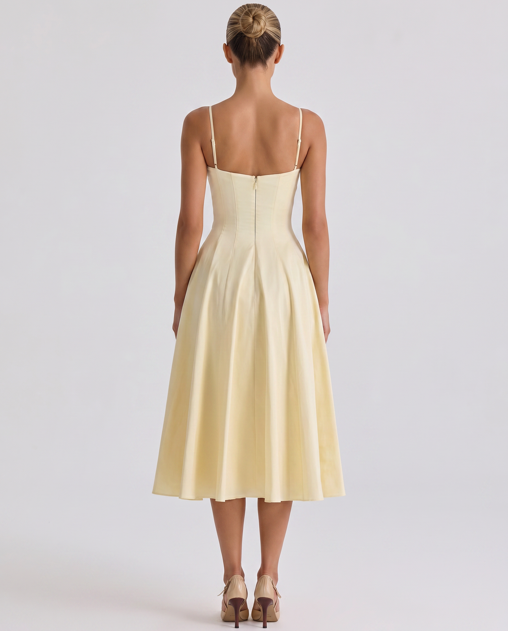 Maisie • Midi Plisado con Tirantes Ajustables