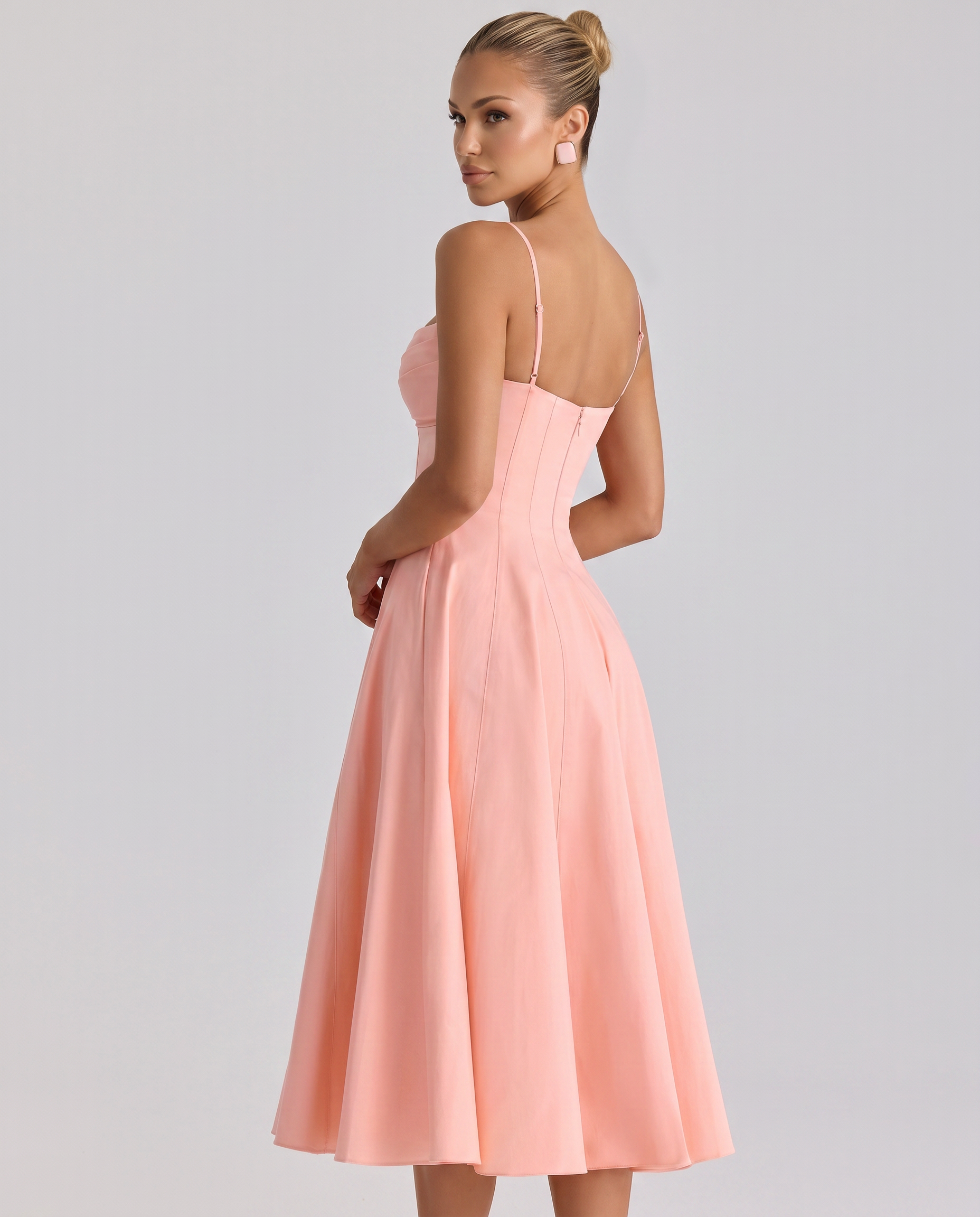 Maisie • Midi Plisado con Tirantes Ajustables