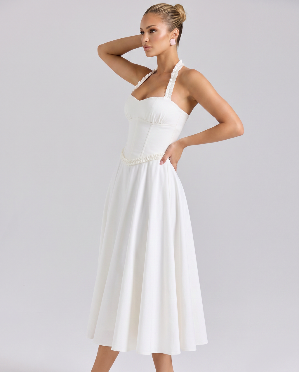 Amelia • Midi Halter con Corsé