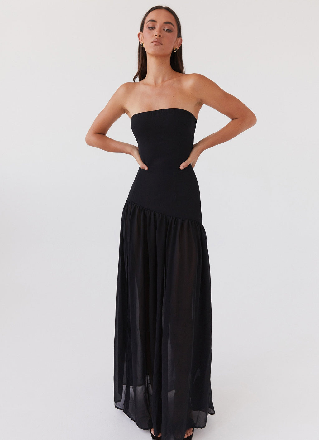 Penélope • Vestido Maxi Sin Tirantes