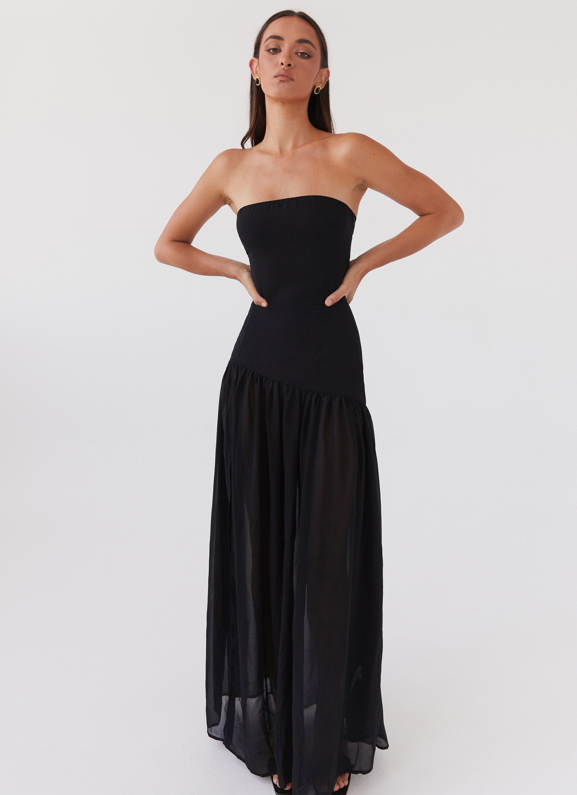 Penélope • Vestido Maxi Sin Tirantes