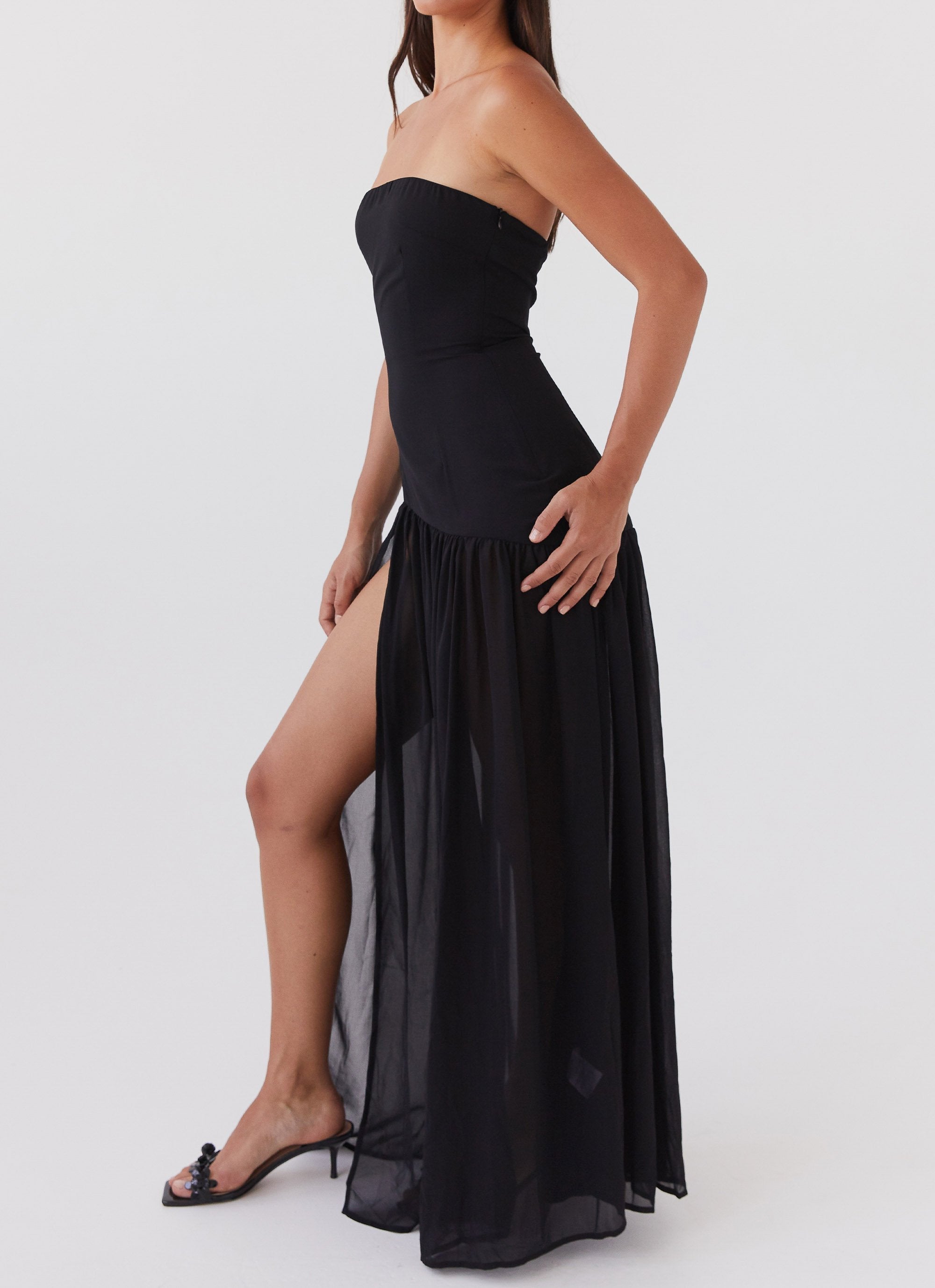 Penélope • Vestido Maxi Sin Tirantes
