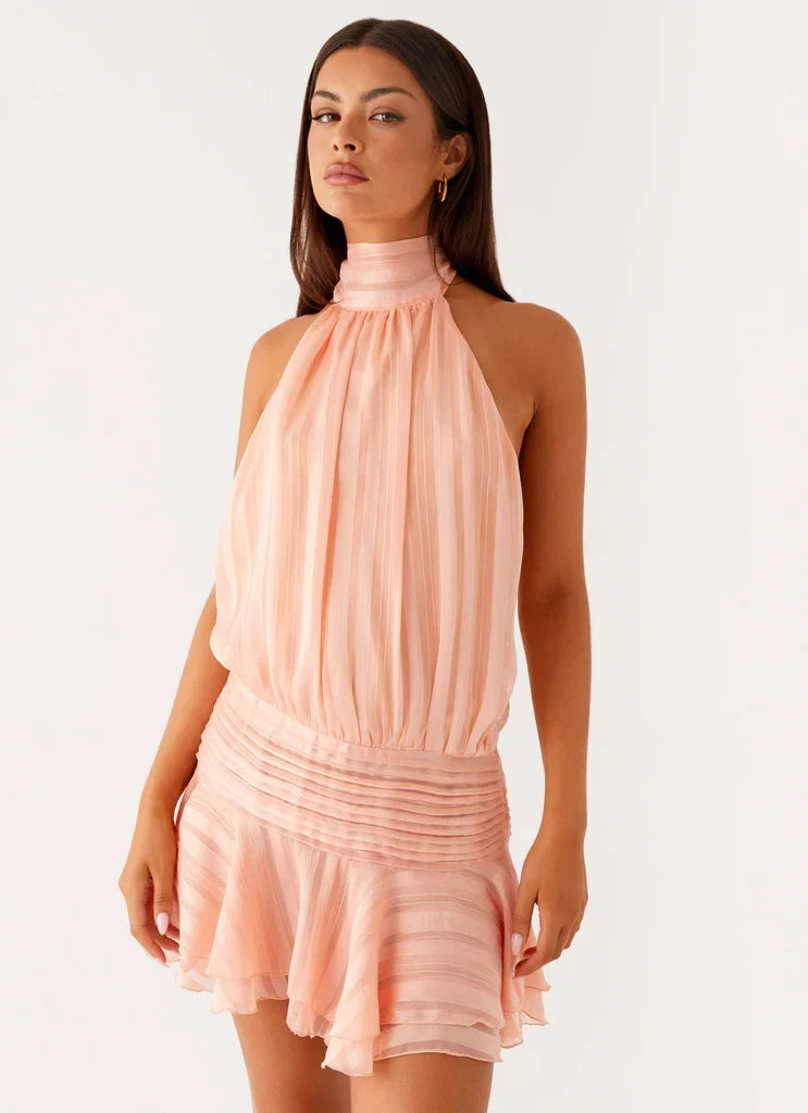Alba • Vestido Mini de Chiffon