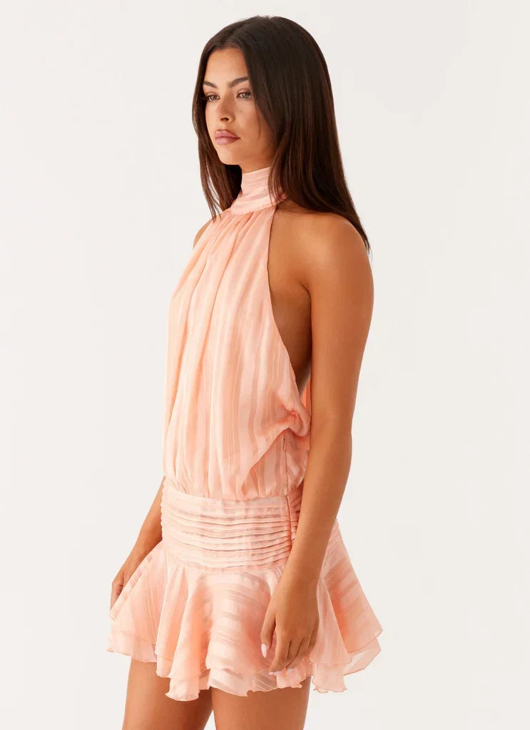 Alba • Vestido Mini de Chiffon