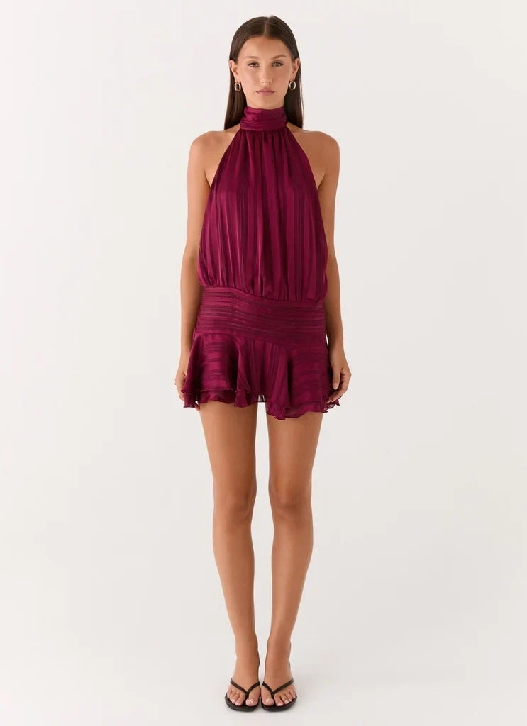Alba • Vestido Mini de Chiffon