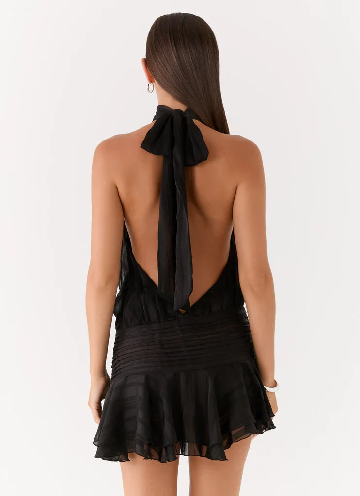 Alba • Vestido Mini de Chiffon