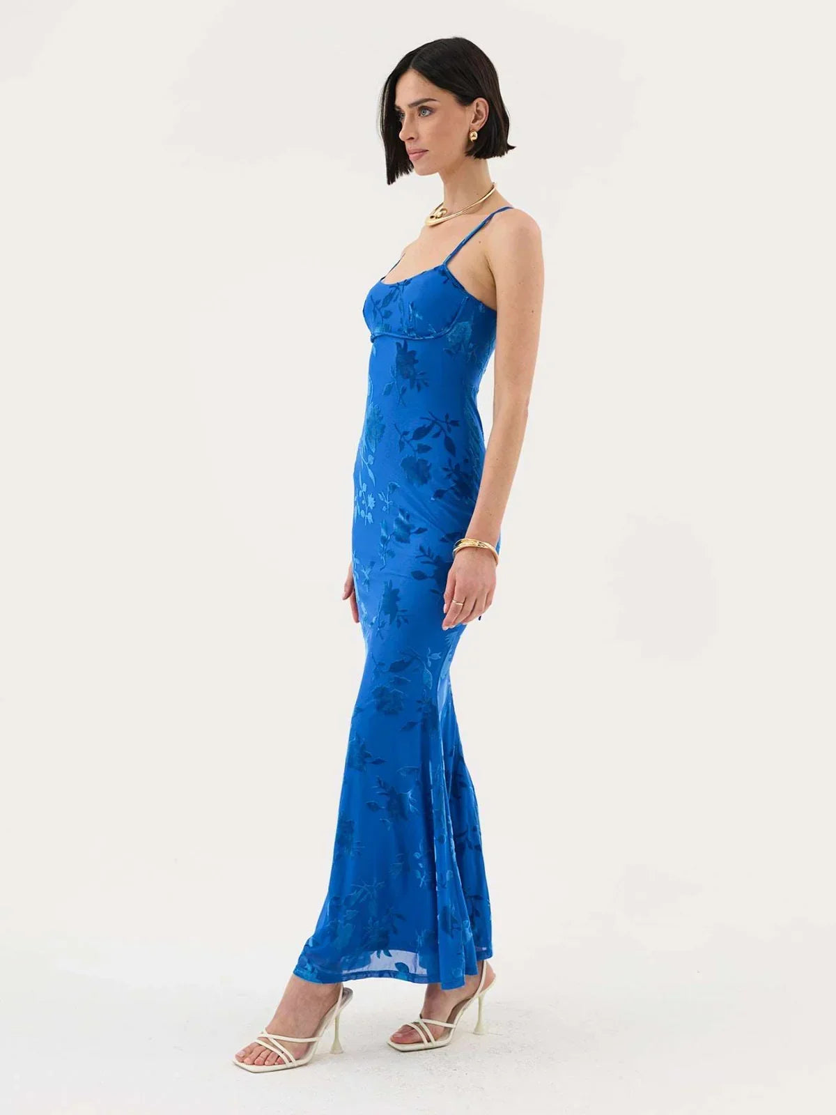 Dolores • Vestido Maxi Floral Con Tirantes