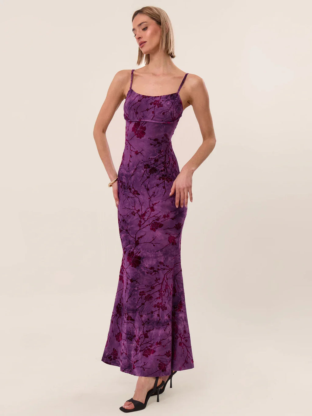 Dolores • Vestido Maxi Floral Con Tirantes