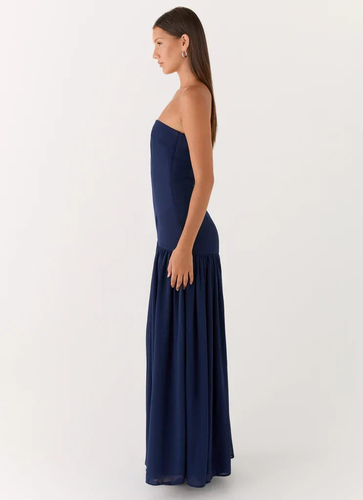 Penélope • Vestido Maxi Sin Tirantes