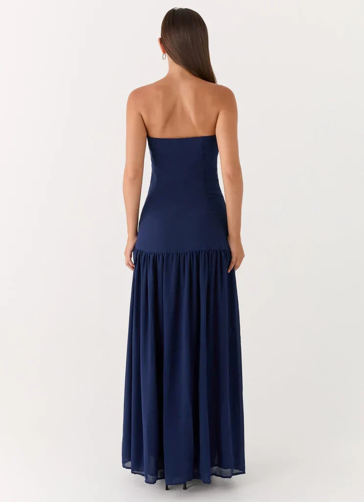 Penélope • Vestido Maxi Sin Tirantes