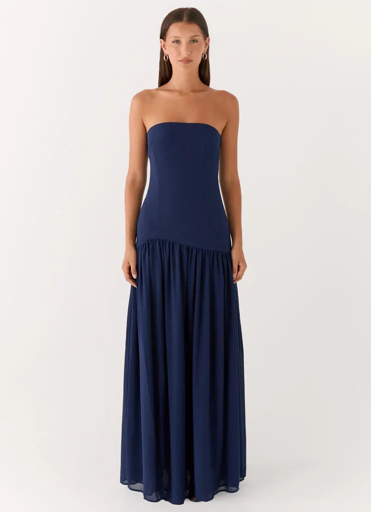 Penélope • Vestido Maxi Sin Tirantes