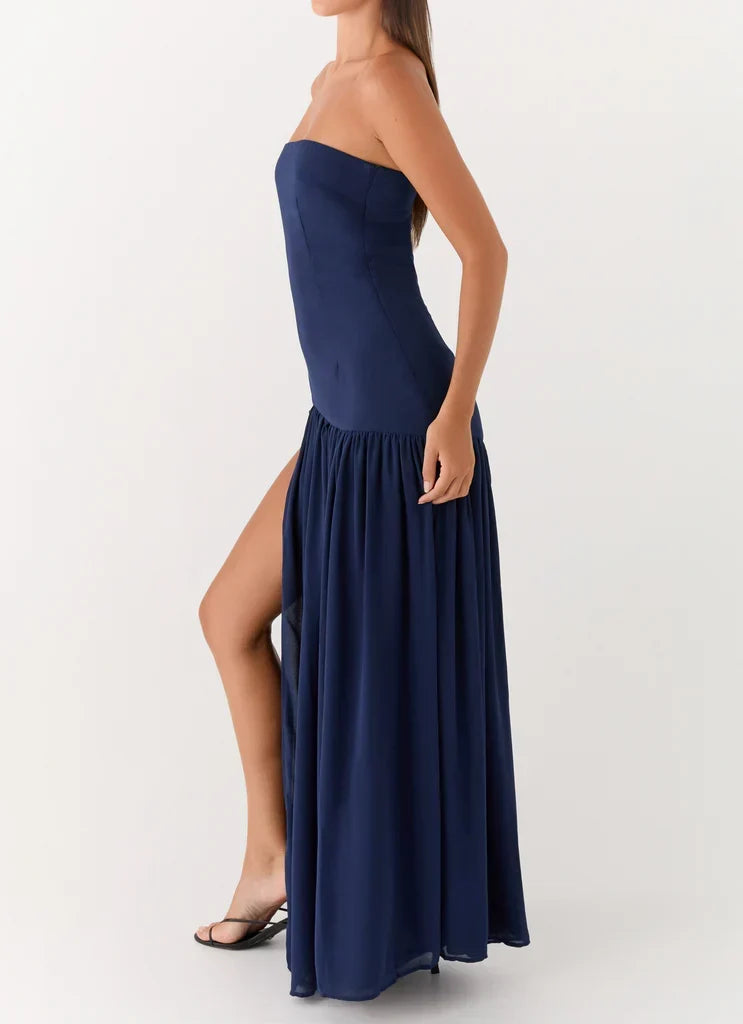 Penélope • Vestido Maxi Sin Tirantes