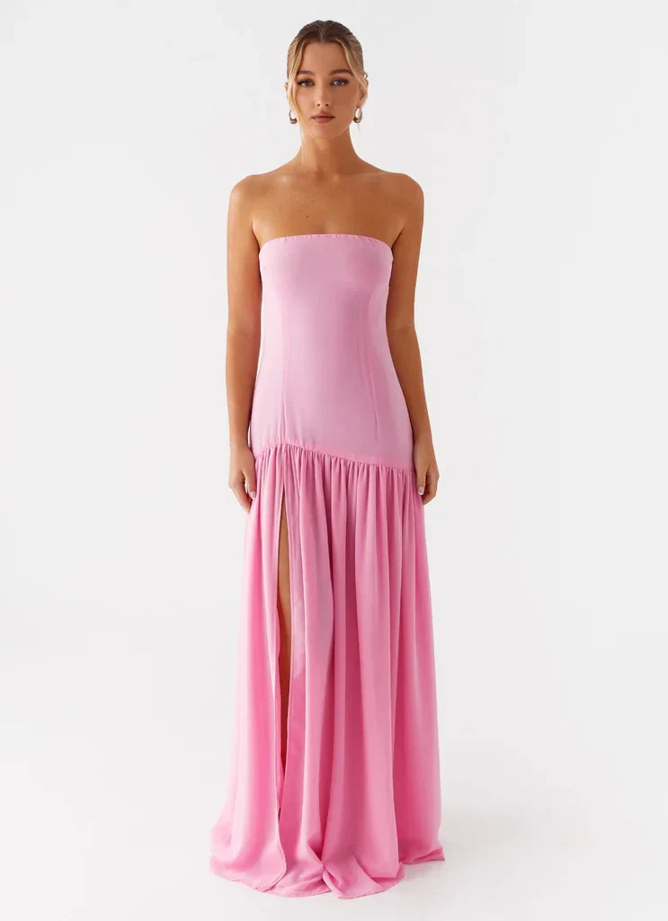 Penélope • Vestido Maxi Sin Tirantes