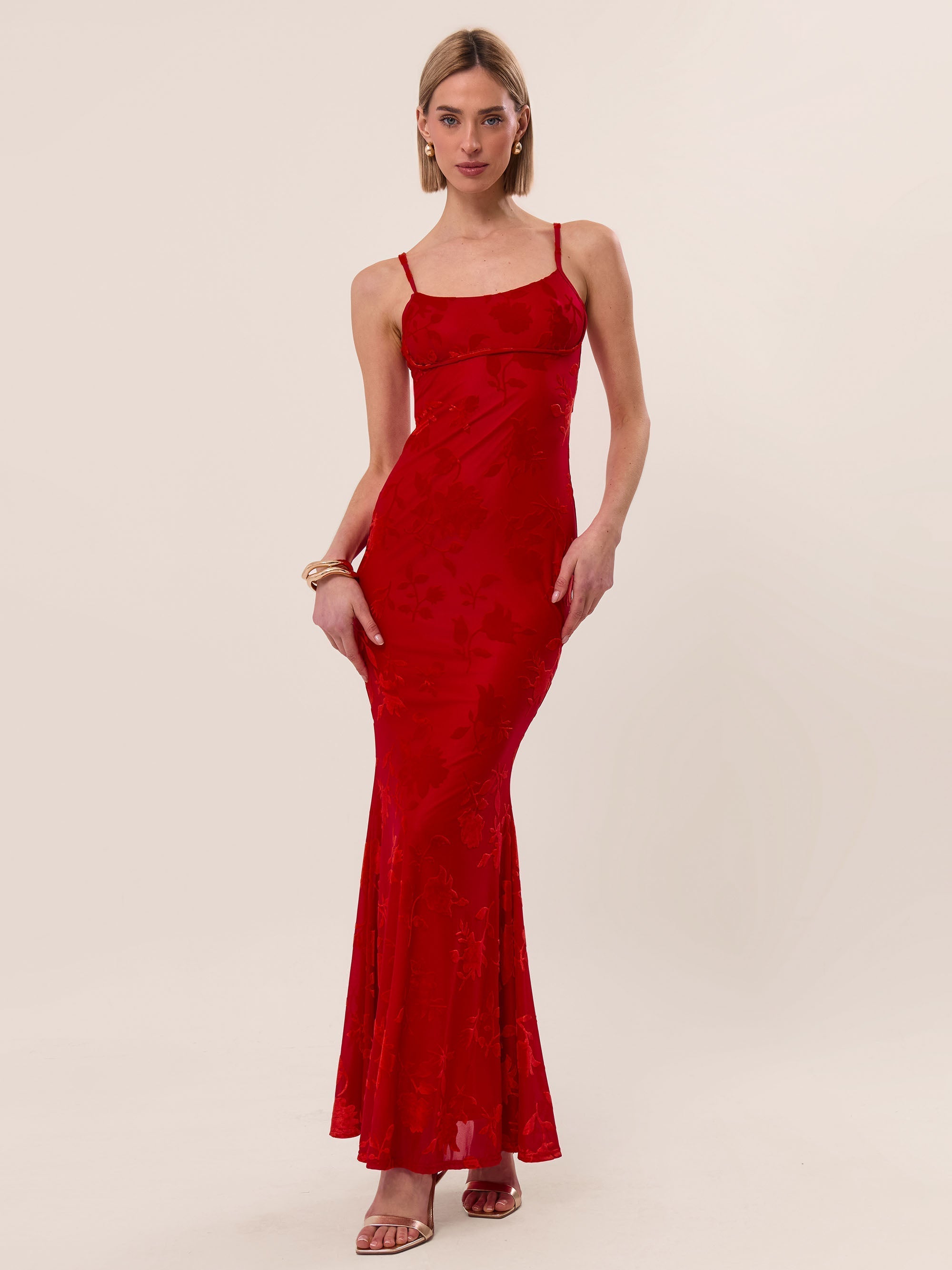 Dolores • Vestido Maxi Floral Con Tirantes