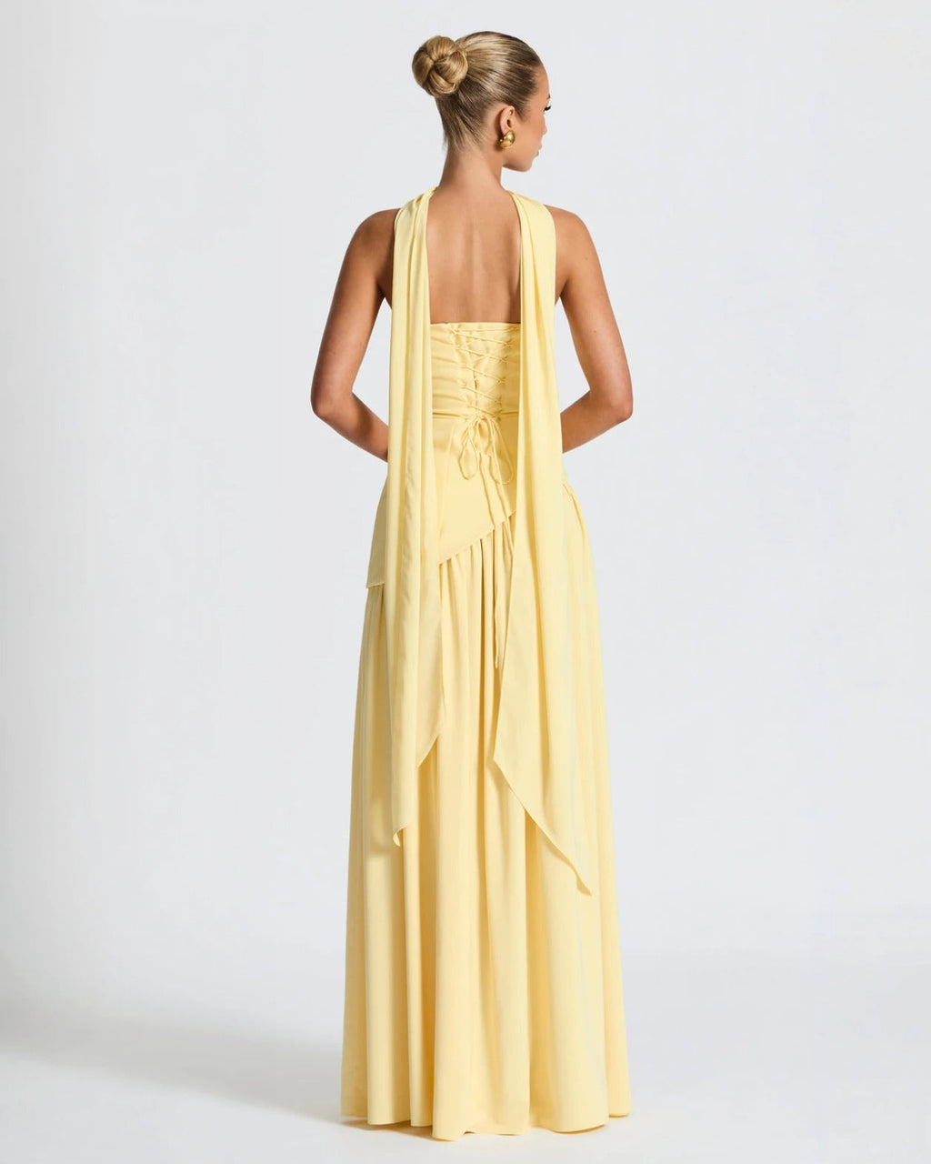 Alessia • Vestido Maxi Escote Strapless con Abertura